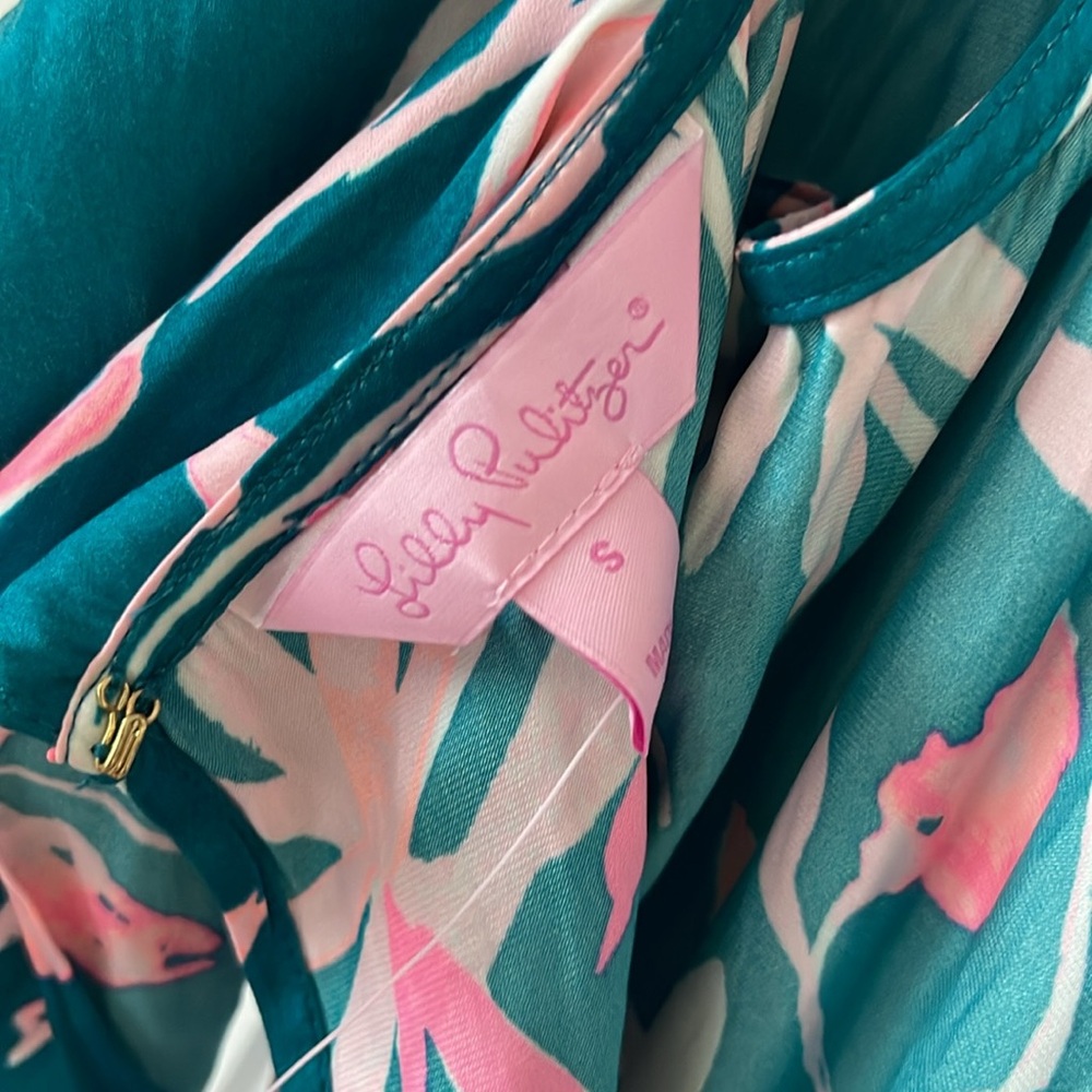 summer or vacation patterned jumpsuit - Lilly Pulitzer Emilea Jumpsuit NWT - Picture 8 of 9